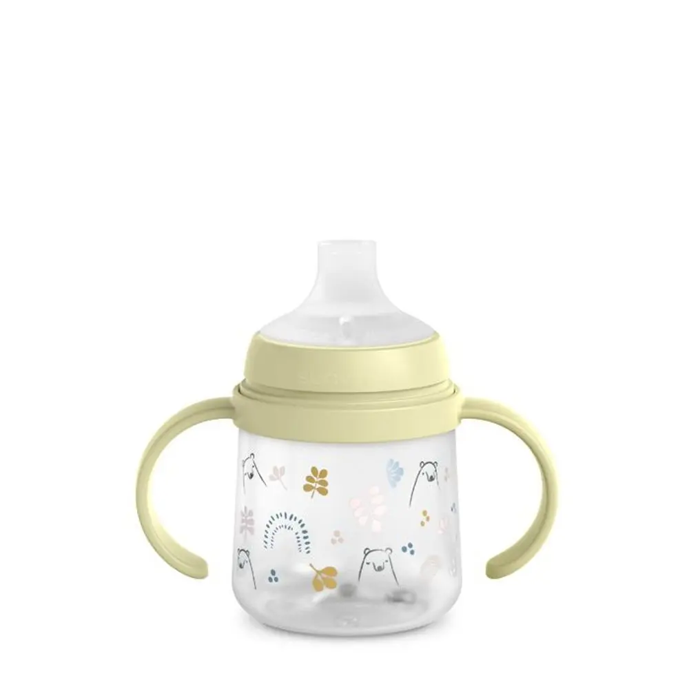 Suavinex PRVNÍ láhev s oušky BEAR 150 ml