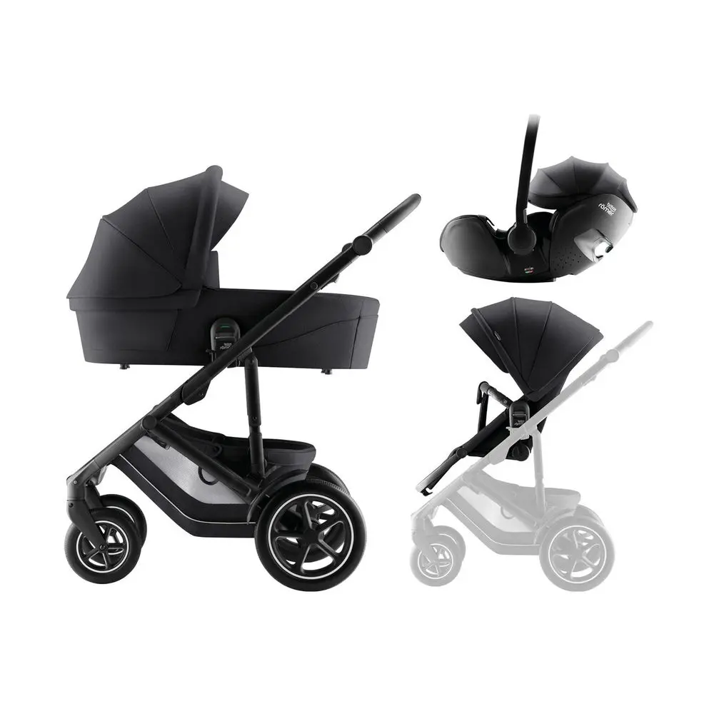 BRITAX-RÖMER Set kočárek Smile 5Z + hluboká korba + autosedačka Baby-Safe PRO Style -
