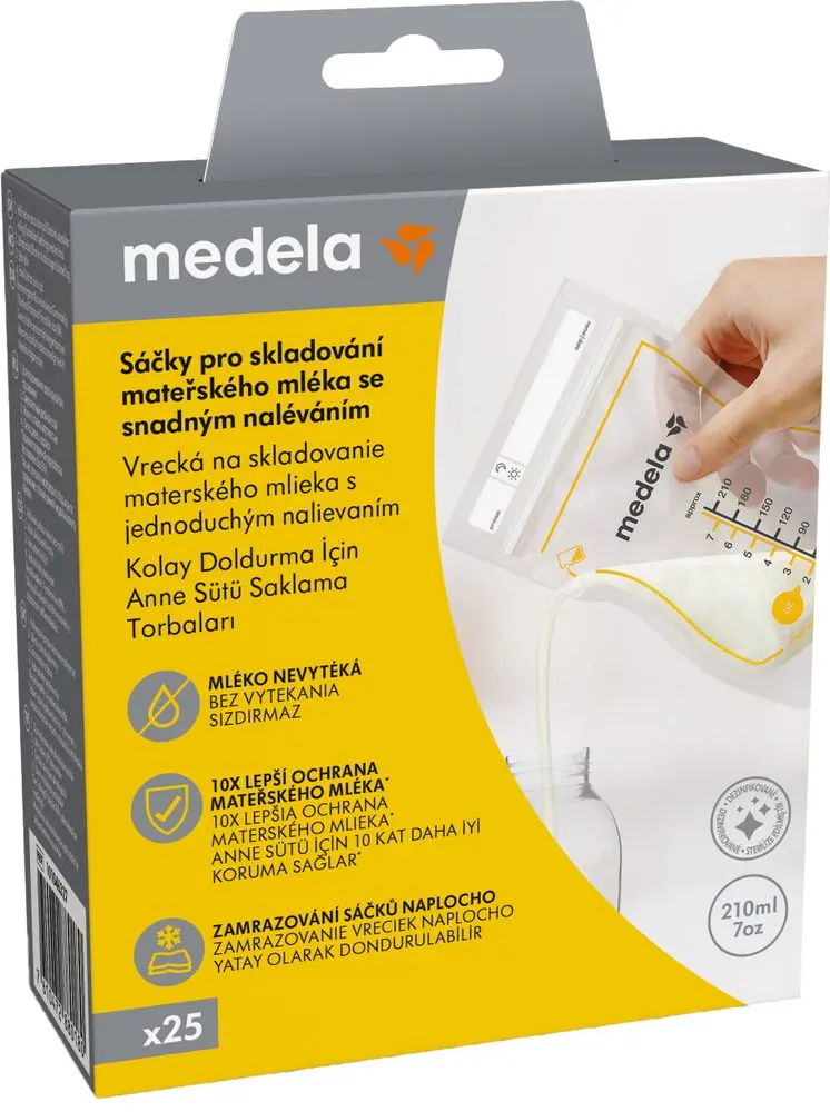 Medela sáčky pro skladování mateřského mléka 25ks