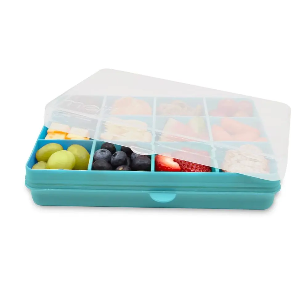 Snackle Box krabička na svačinu 1368 ml - modrá