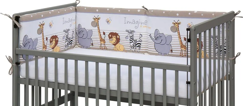 Scarlett Mantinel do postýlky 4dílný 180 x 30 cm ZOO béžová