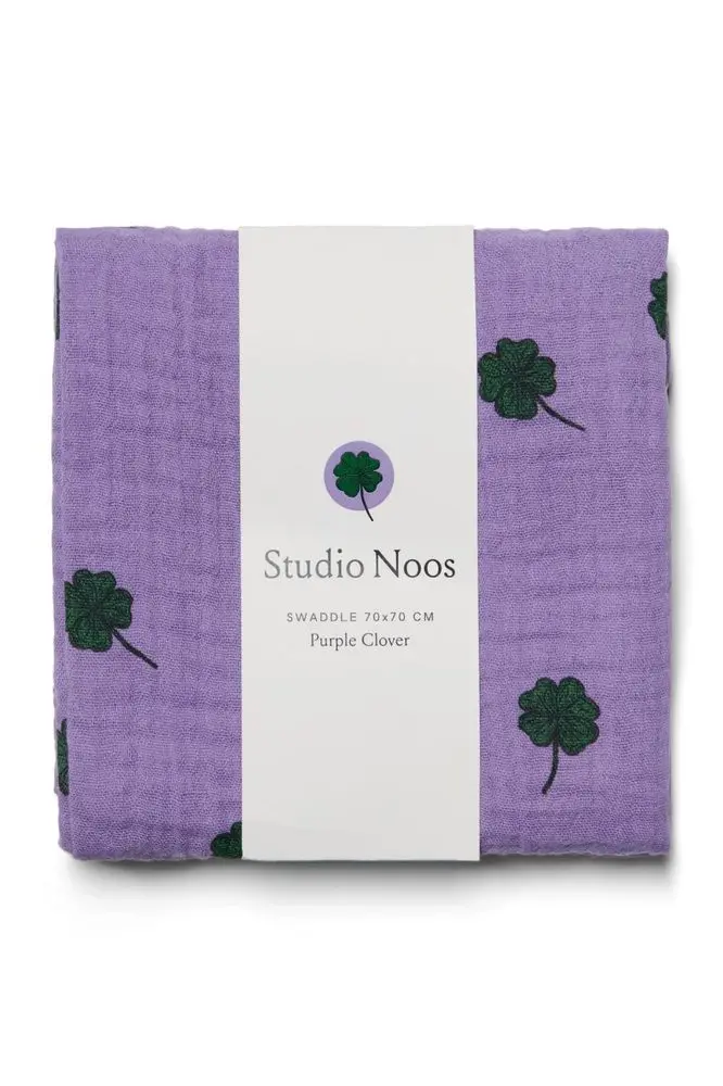 Studio Noos zavinovačka Print Medium Purple Clover