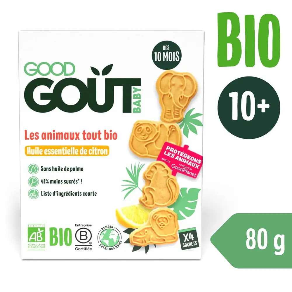 GOOD GOUT BIO Citronová zvířátka 80 g