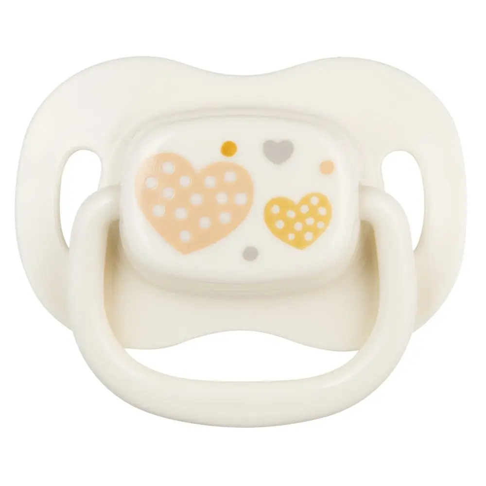 Canpol babies Dudlík silikonový symetrický NEWBORN BABY 6-18m béžový