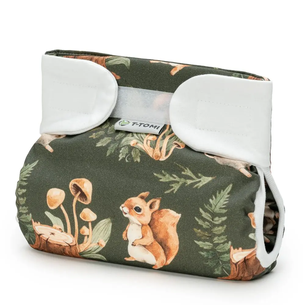 T-TOMI Ortopedické abdukční kalhotky - suchý zip Forest kingdom (3-6kg)
