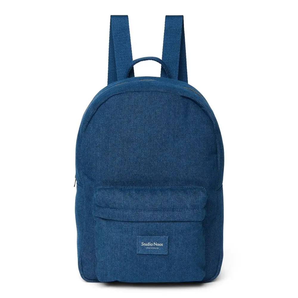Studio Noos Denim Midi BACKPACK - batůžek | Dark Blue