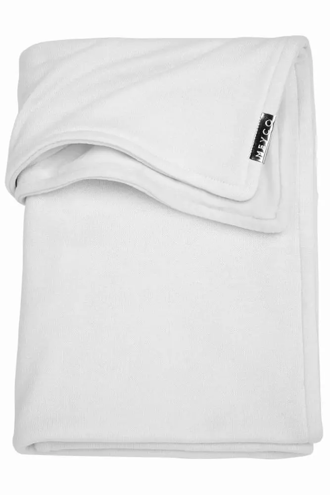 Meyco Deka Knit basic samet - Warm white