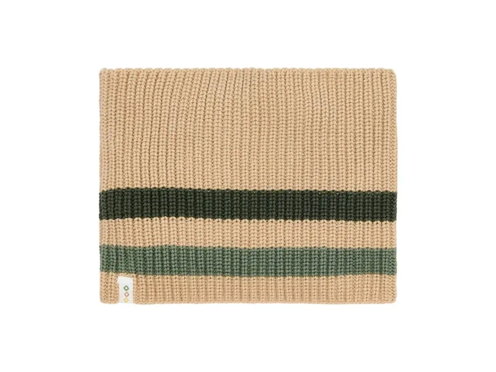 Little Dutch Šála pletená kruhová Warm Taupe One Size