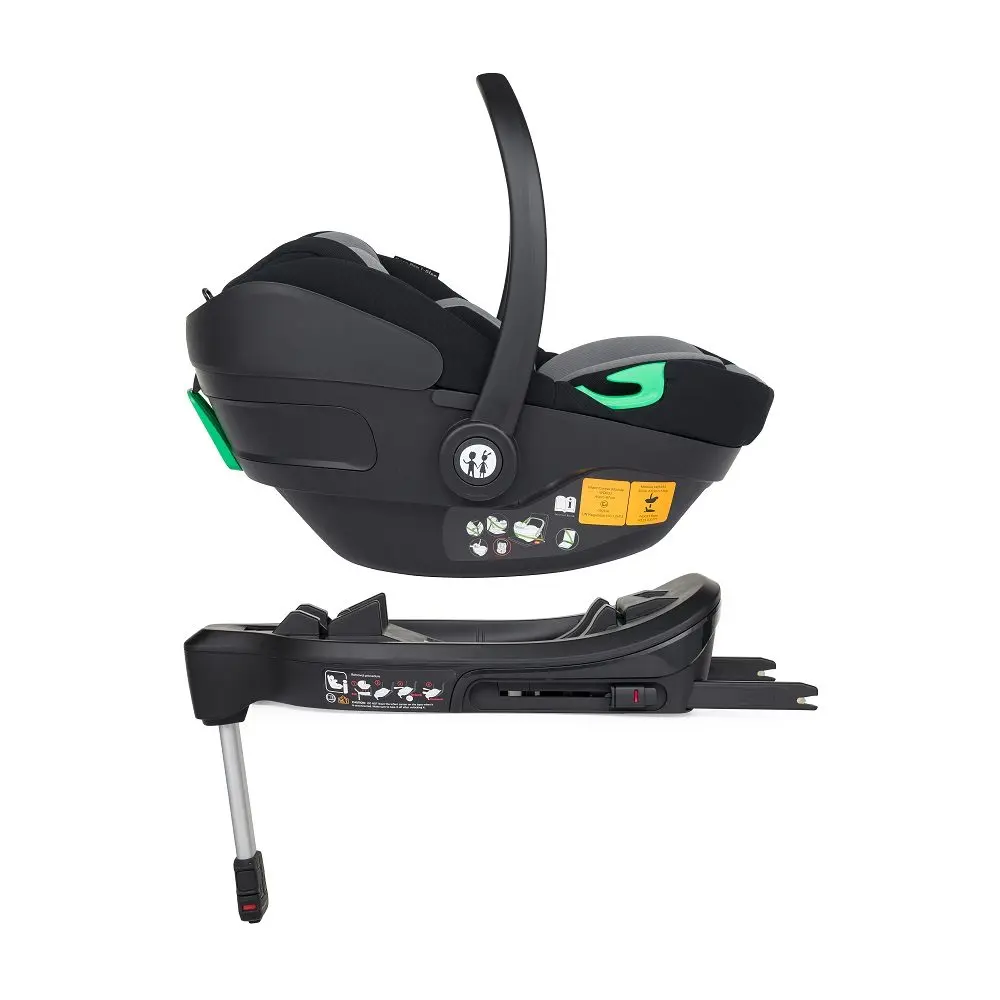 PETITE&MARS Autosedačka Core Pro i-Size Black Grey 40,87cm (0-13 kg) + Báze