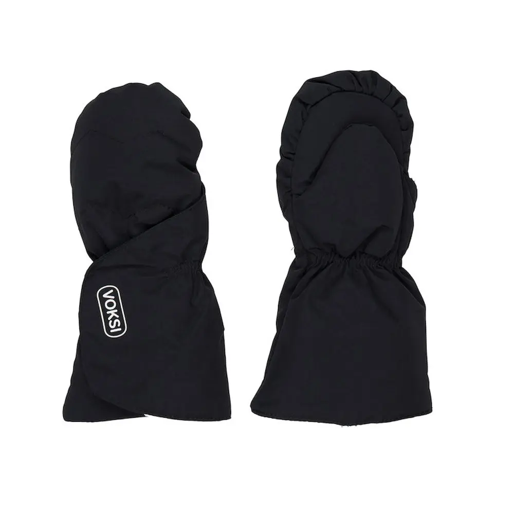 Voksi dětské rukavice black / light grey 0-1r