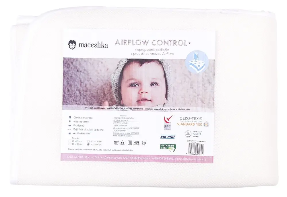 Maceshka Chránič matrace AirFlow Control+ - 75x35cm