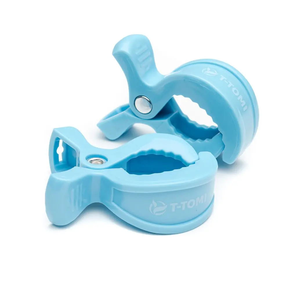 T-Tomi Kočárkový kolíček 2ks - pastel blue
