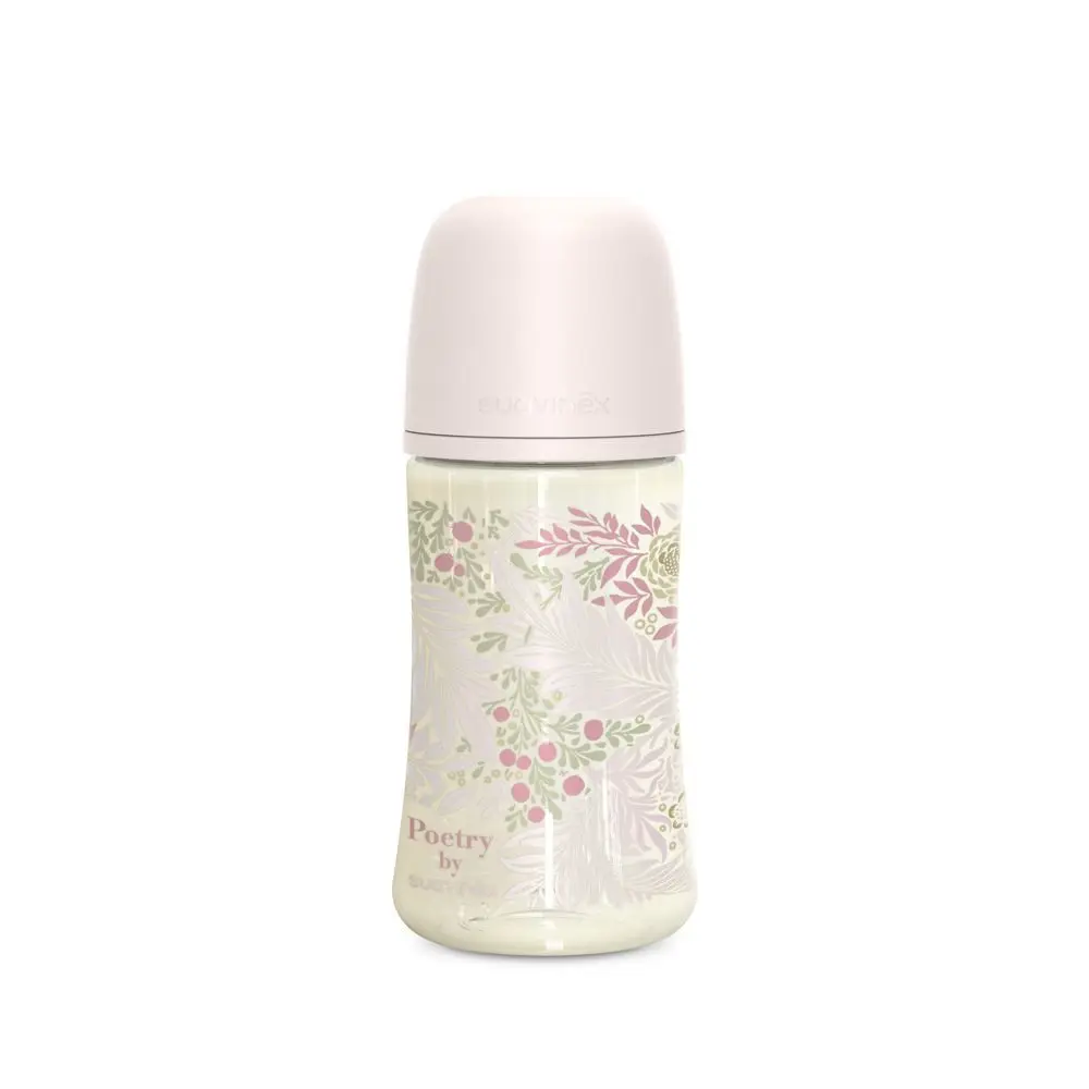 Suavinex Kojenecká láhev POETRY 270ml FYZIOL PRŮTOK M