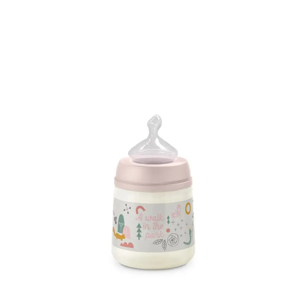 Suavinex Kojenecká láhev (M) Walk anatomická silikon 150ml