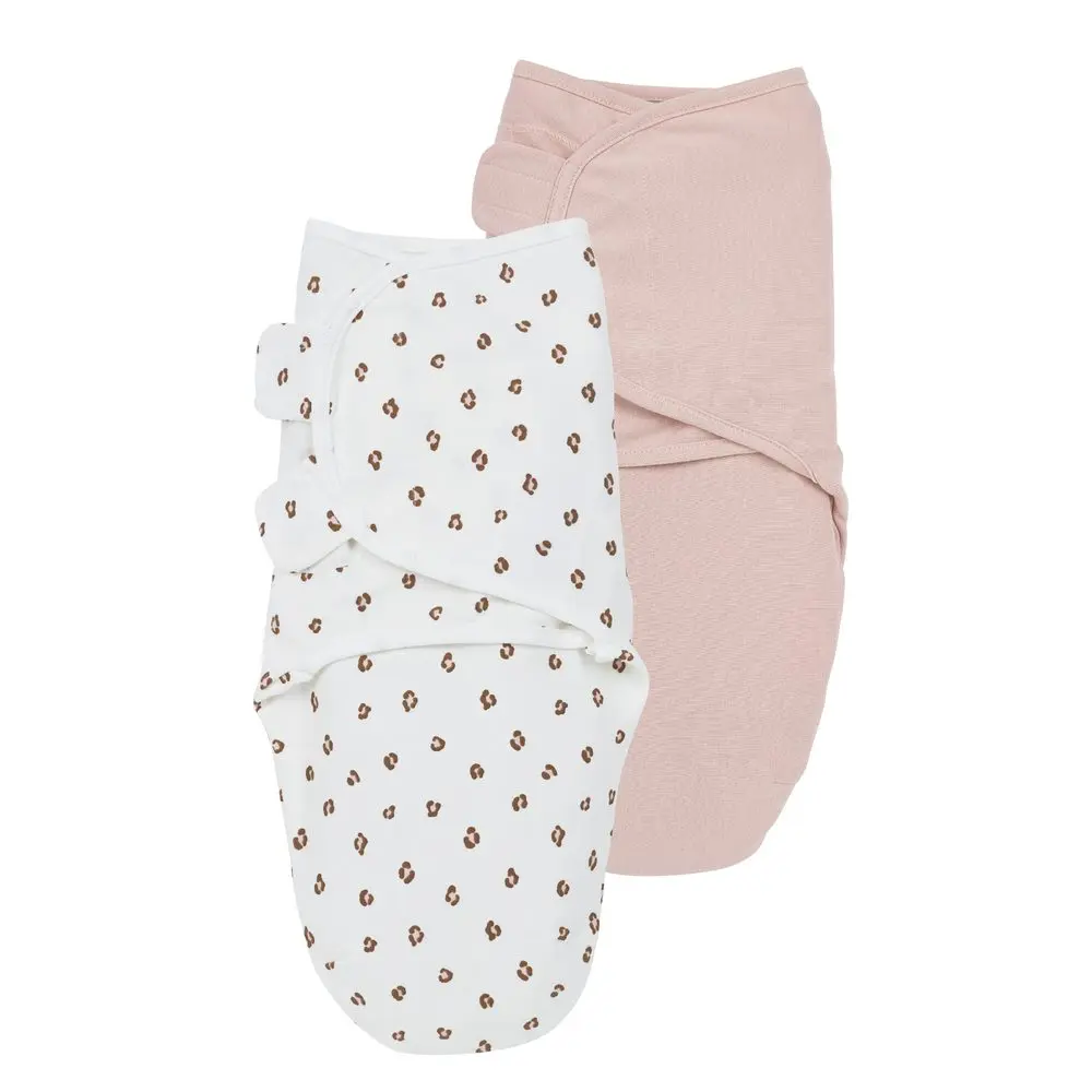 Meyco Zavinovačka 2-balení 0-3 měsíce - Mini Panther soft pink/pink