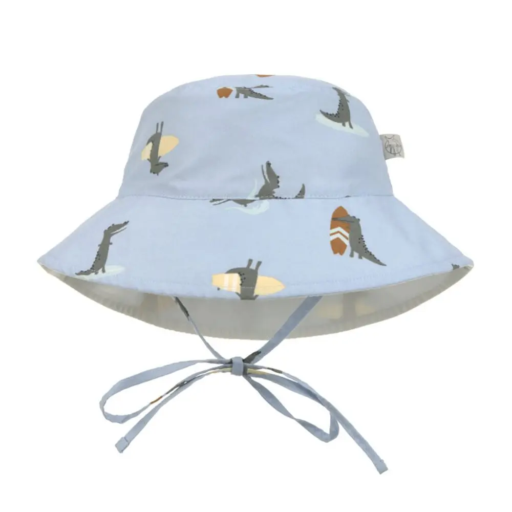 Lässig Splash Sun Protection Bucket Hat crocodile sky blue 07-18 mo.