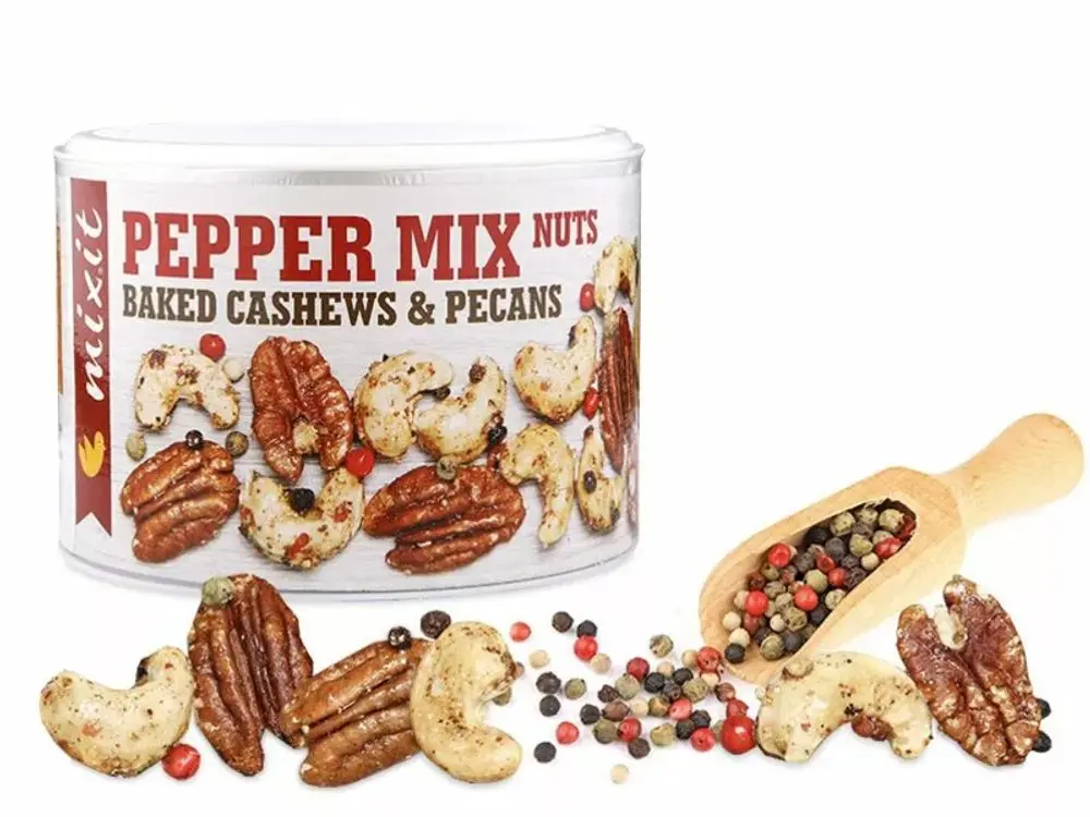 Mixit Oříšky z pece - Čtyři druhy pepře (150g)
