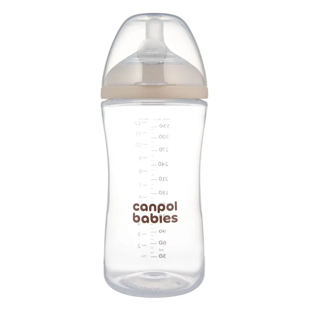CANPOL BABIES Láhev antikoliková Natural shape 330ml