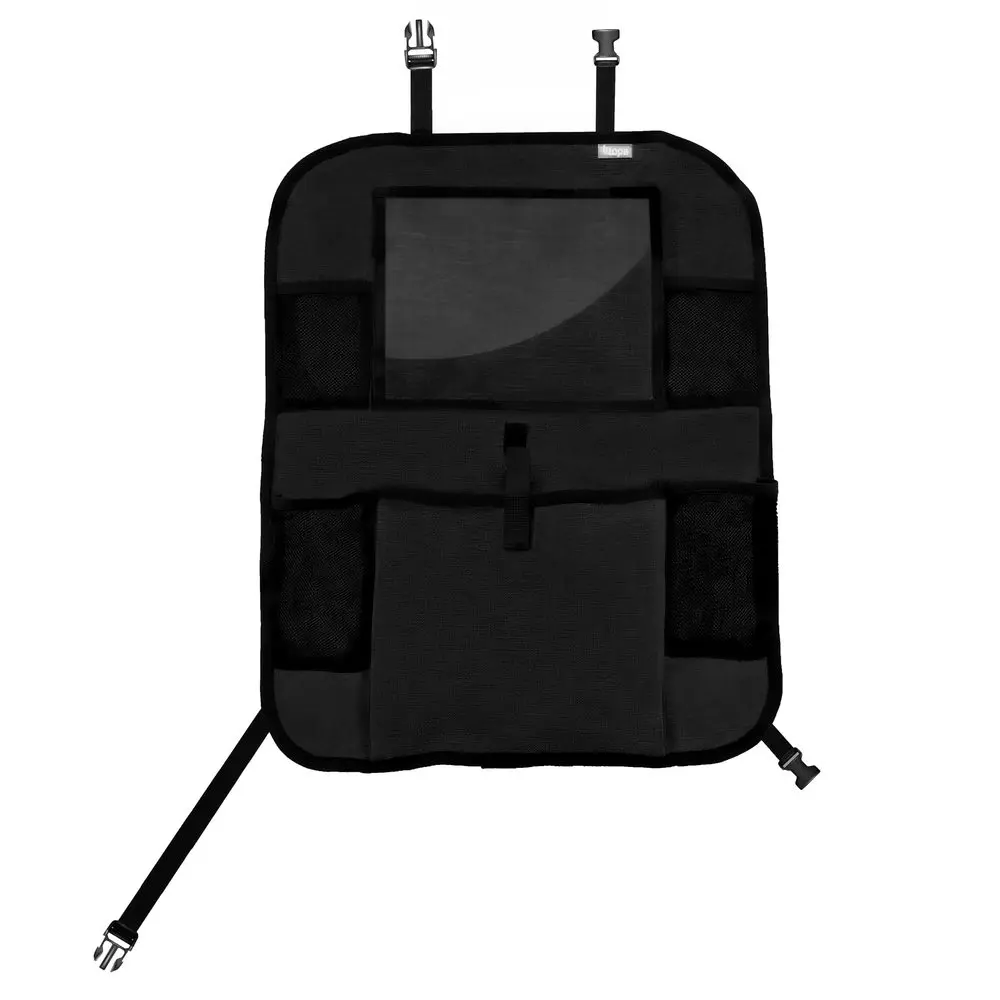 Organizér na sedátko + kapsa na tablet, Black