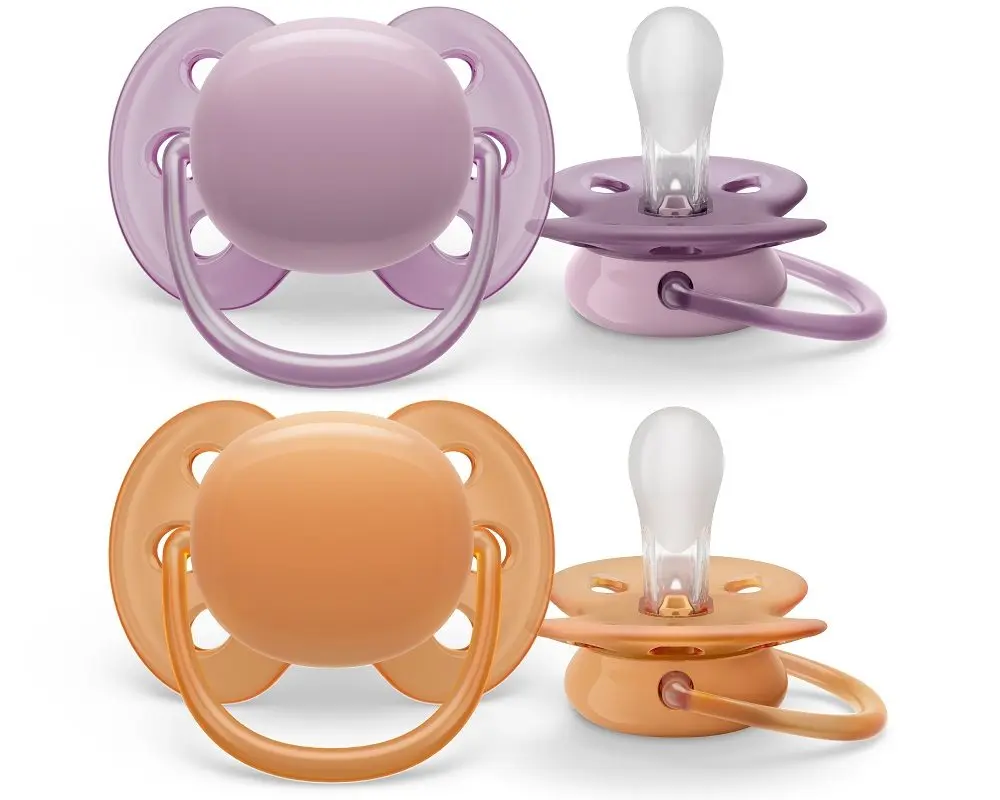 Philips AVENT Šidítko Ultrasoft Premium neutral 6-18m 2ks -