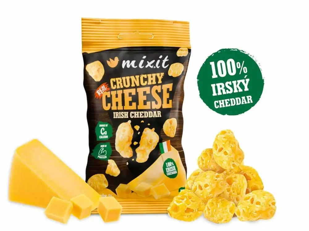 Mixit křupavý sýr do kapsy - Irský cheddar