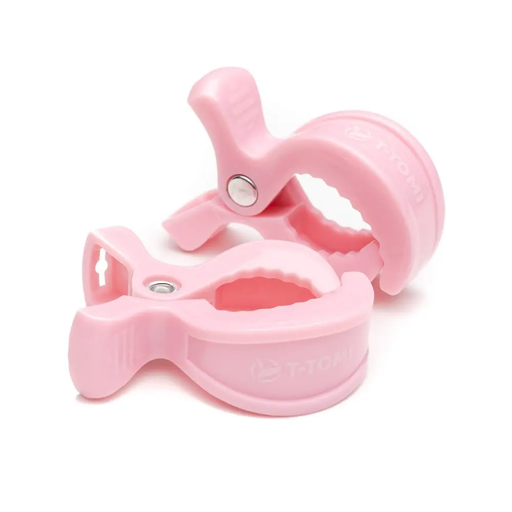 T-Tomi Kočárkový kolíček 2ks - pastel pink