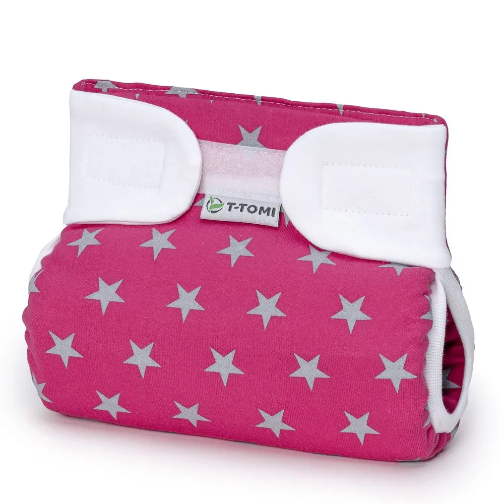 T-TOMI Ortopedické abdukční kalhotky - suchý zip Magenta (5-9kg)