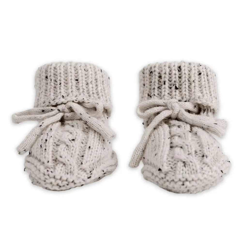 LODGER Capáčky Knit Cable Ground vel. 0 - 6 měsíců