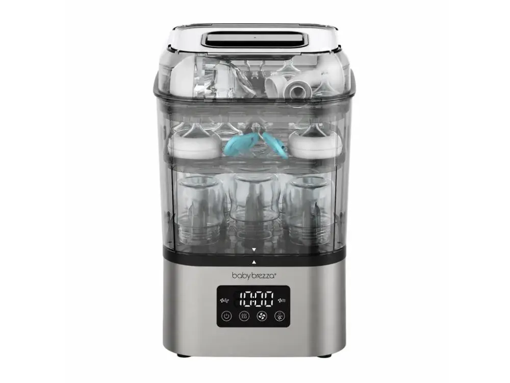 BBaby Brezza SuperFast Sterilizer Dryer - sterilizátor a sušička na lahvičky - Stainless