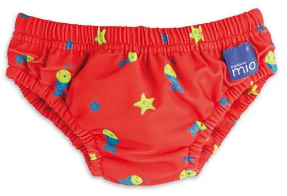 Bambino Mio Kojenecké plavky Fish - Red vel.S