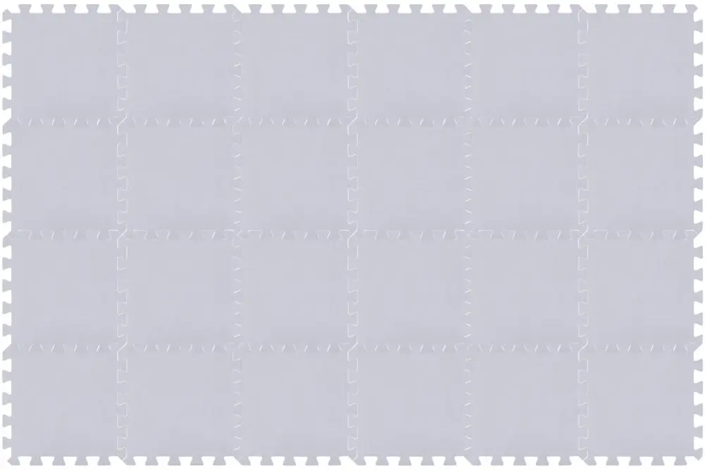 Rialto Baby Hrací podložka puzzle Silver 180x120cm