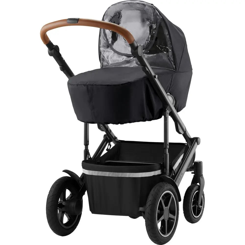 BRITAX RÖMER Pláštěnka na hlubokou korbu Smile - Black