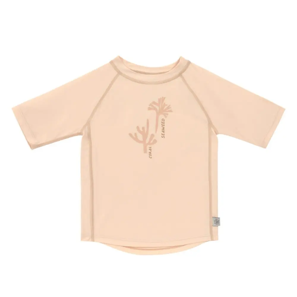 Lässig Splash Short Sleeve Rashguard corals peach rose 13-18m