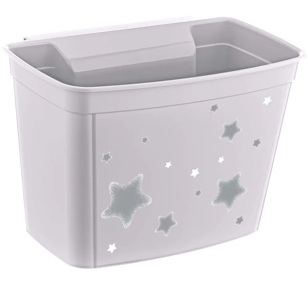 KEEEPER Odpadkový koš na přebalovací kout závěsný "Stars" - Bílá