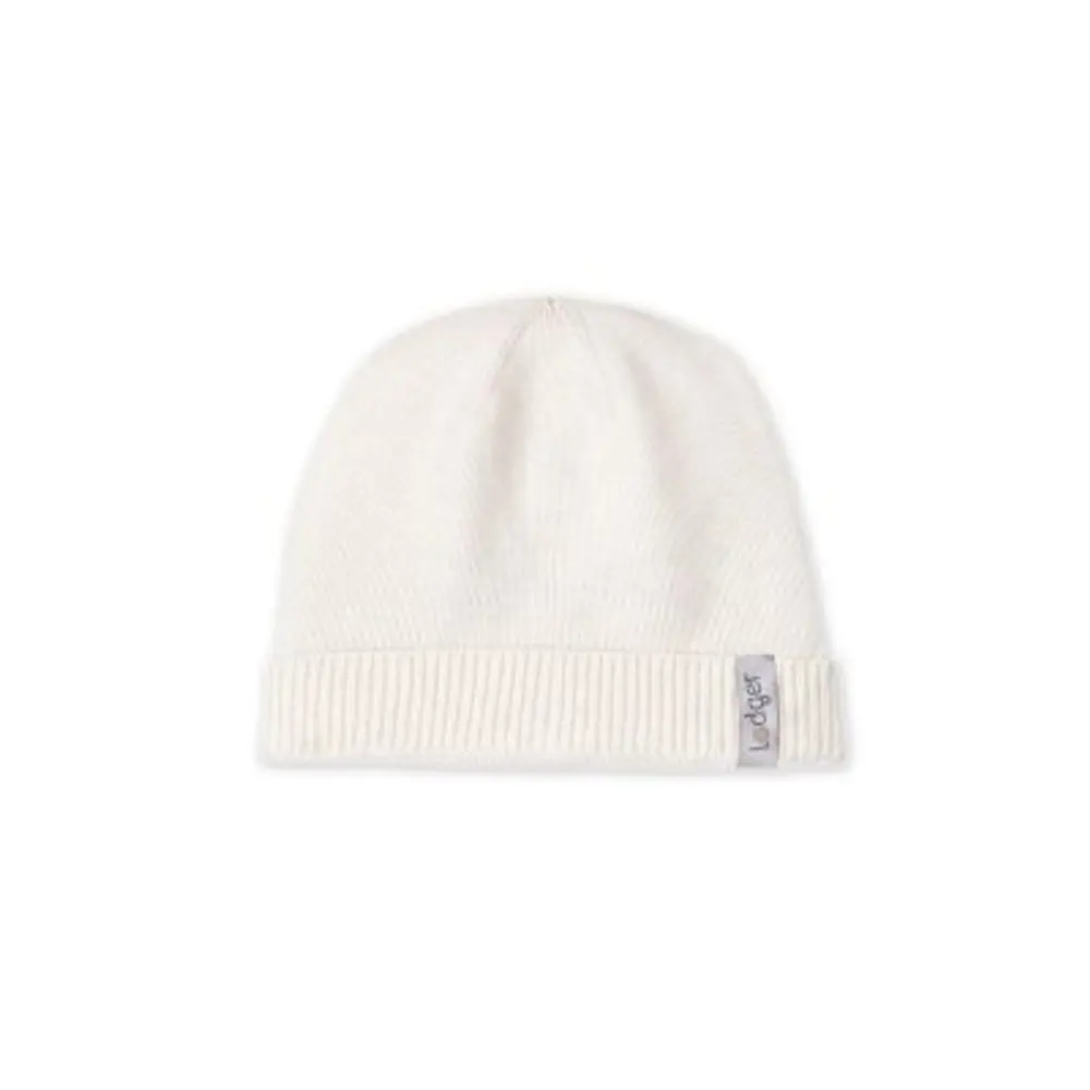 LODGER Čepička Merino Cream 0 - 6 měsíců