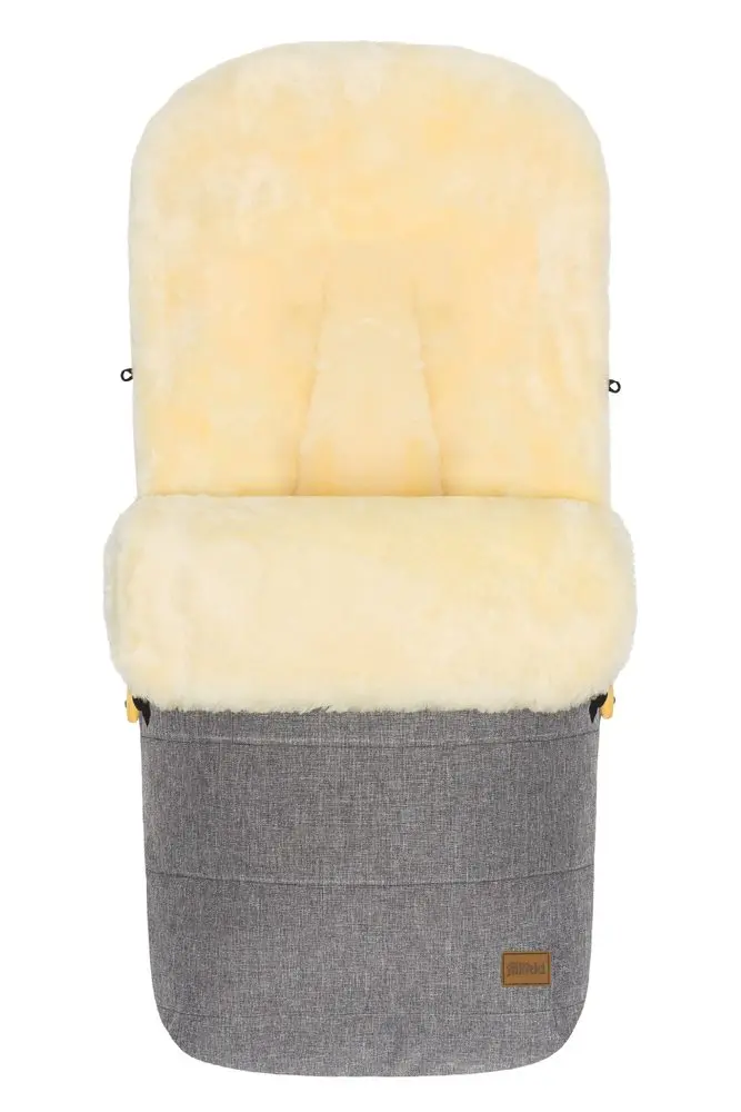 Fillikid Fusak zimní z jehněčí kožešiny Bernina lightgrey melange