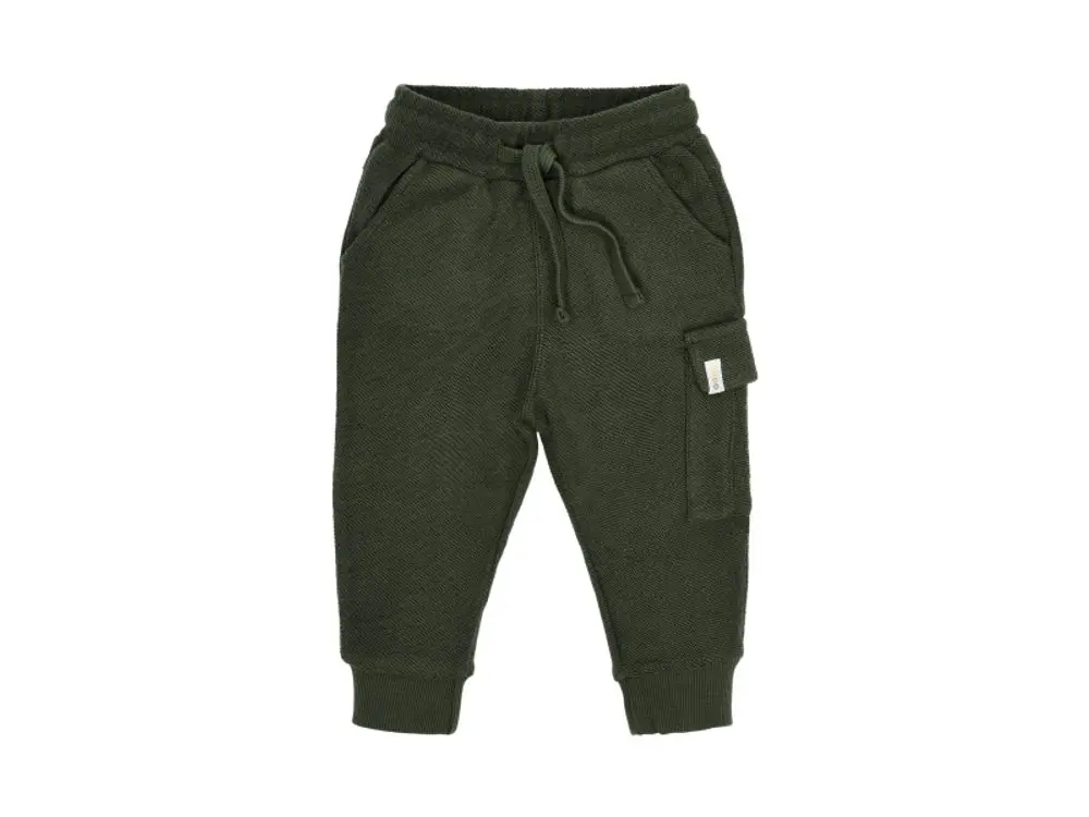 Little Dutch Tepláky Deep Olive vel.74