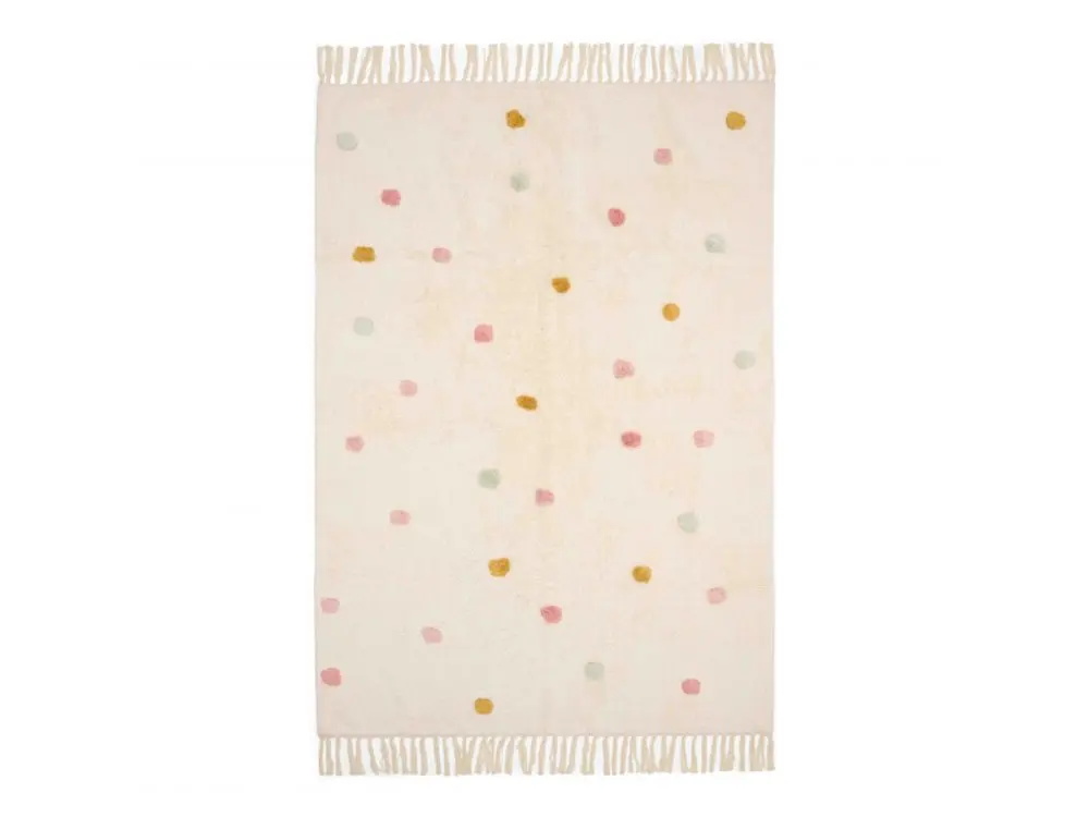 Little Dutch Koberec puntíky Pink 120x170 cm