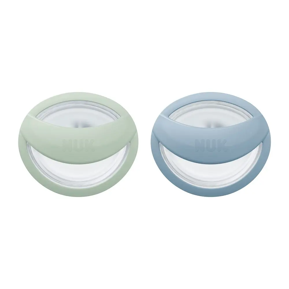 NUK Perfect Match dudlík 0-6m GREEN/BLUE 2ks v boxu