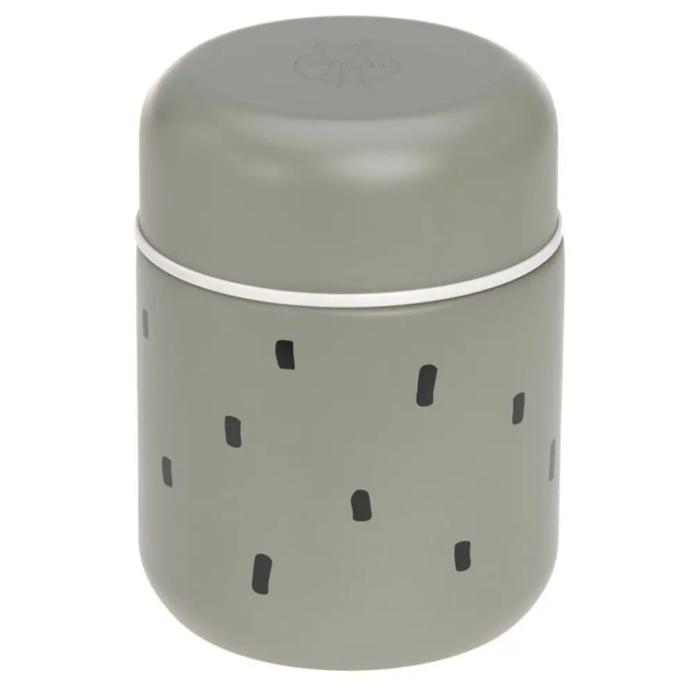 Lässig Food Jar Medium Happy Prints light olive