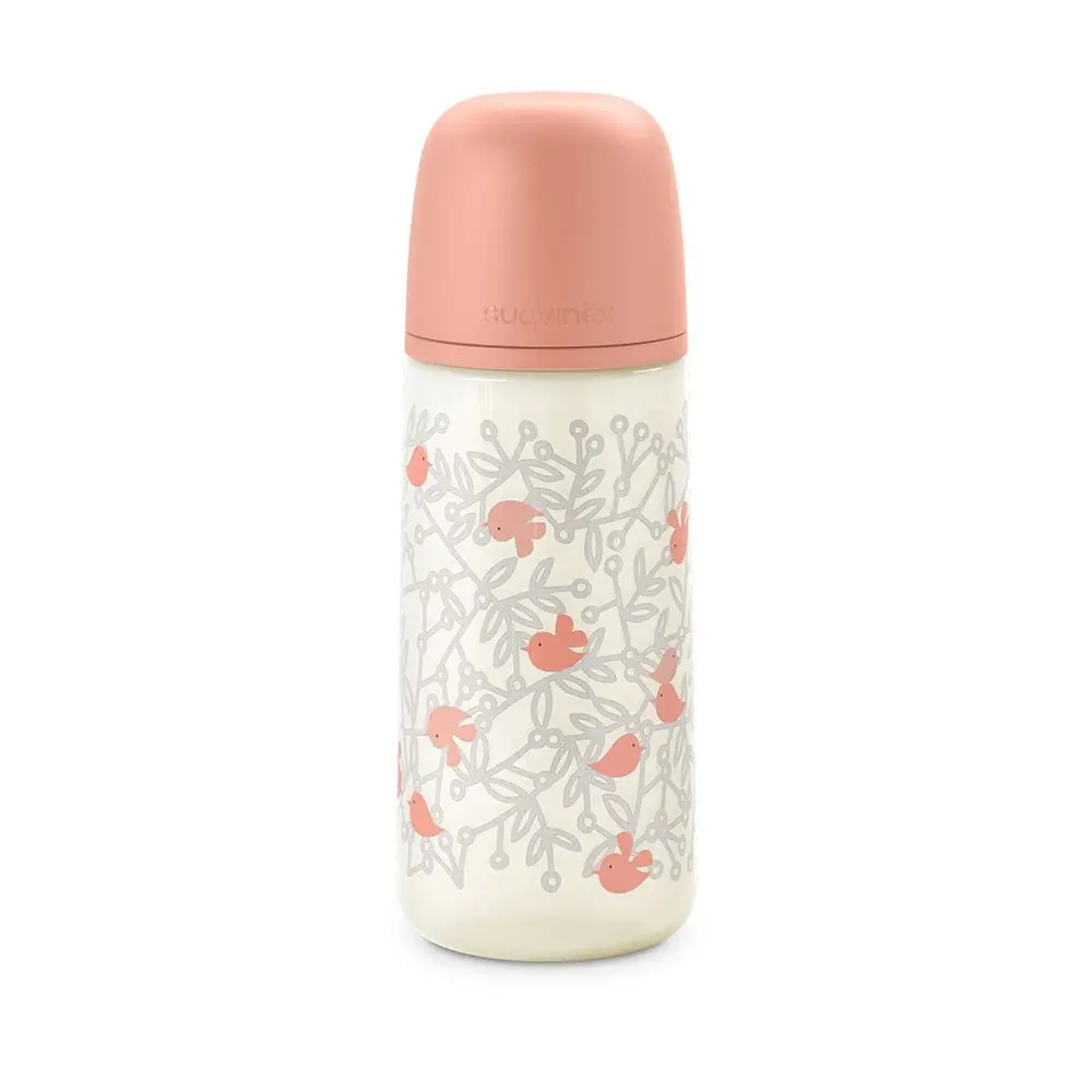 Suavinex Kojenecká láhev 360 ml L BIRDIES