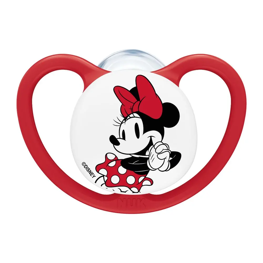 NUK Perfect Match dudlík AIR Mickey 0-6m RED 1ks box