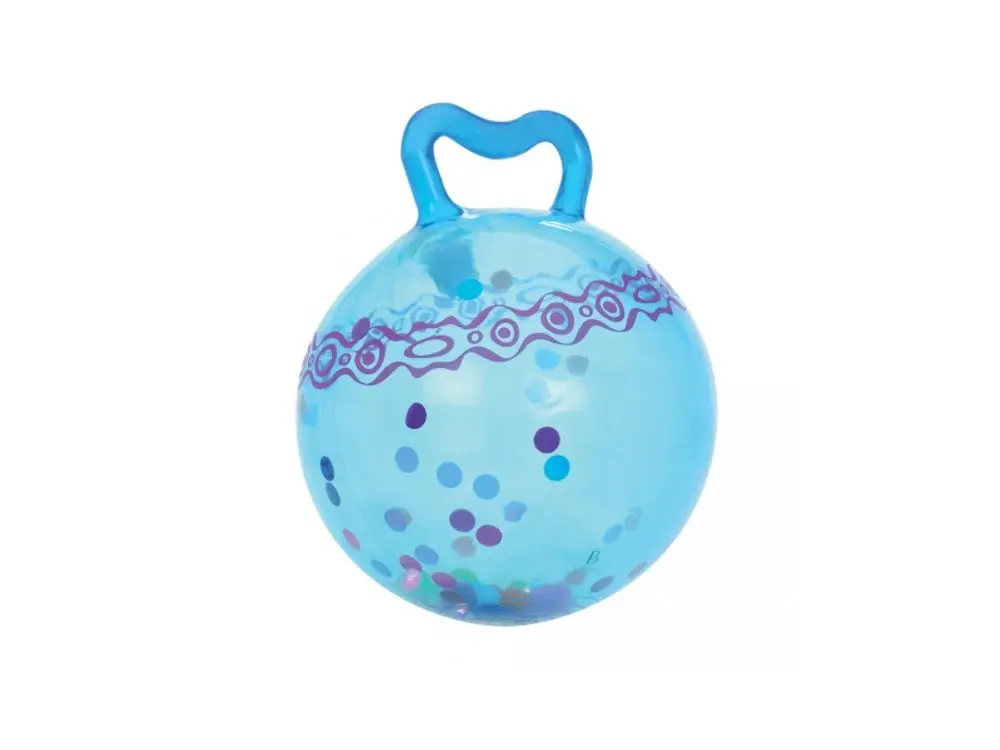 B-toys Skákací míč Hop n’ Glow modrý