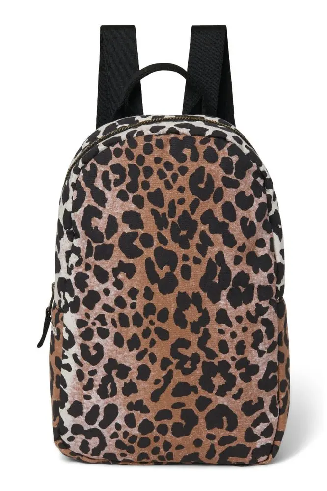 Studio Noos Měkký Bavlněný Mini batůžek Hazel Leopard