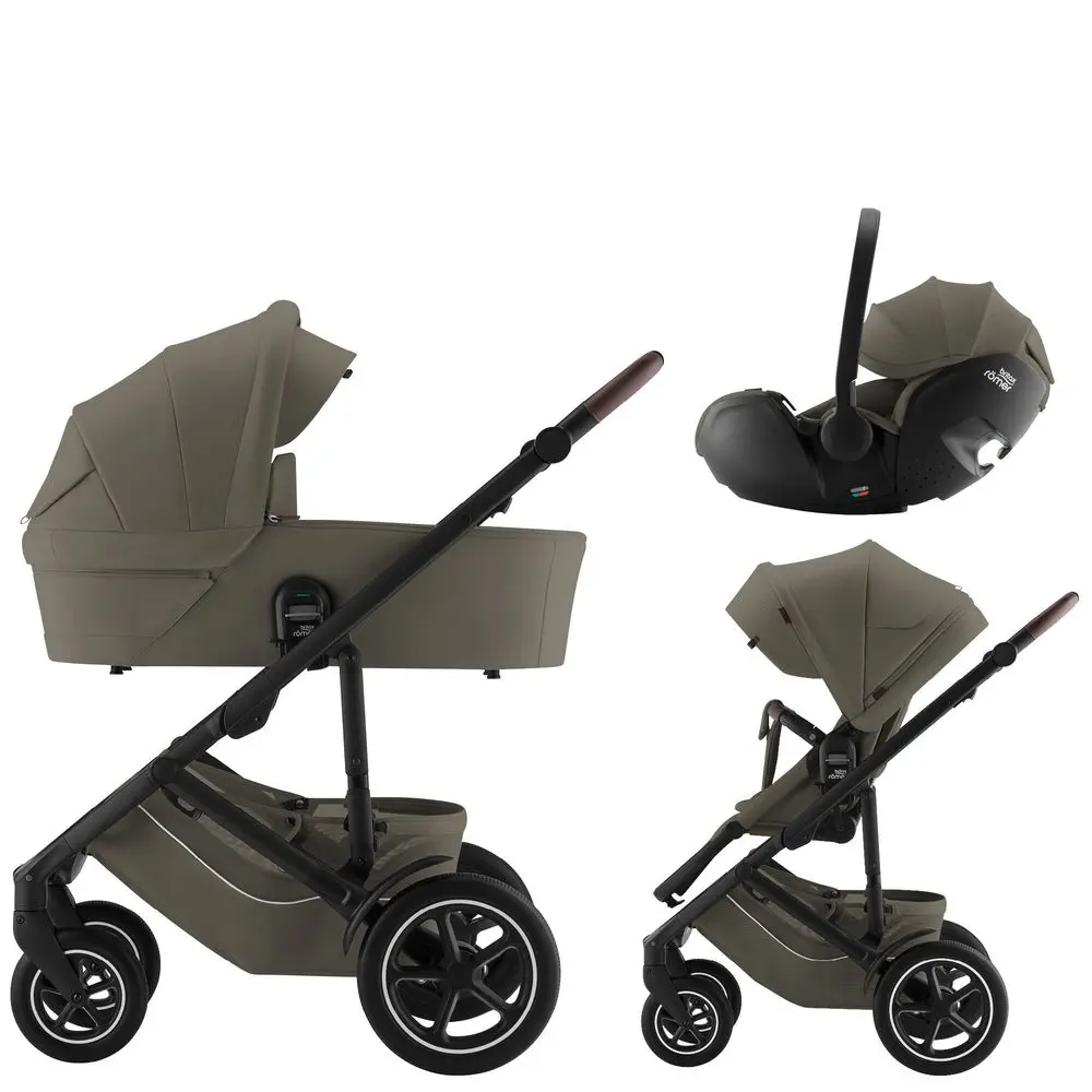 BRITAX Set kočárek Smile 5Z + hluboká korba + autosedačka Baby-Safe PRO Lux