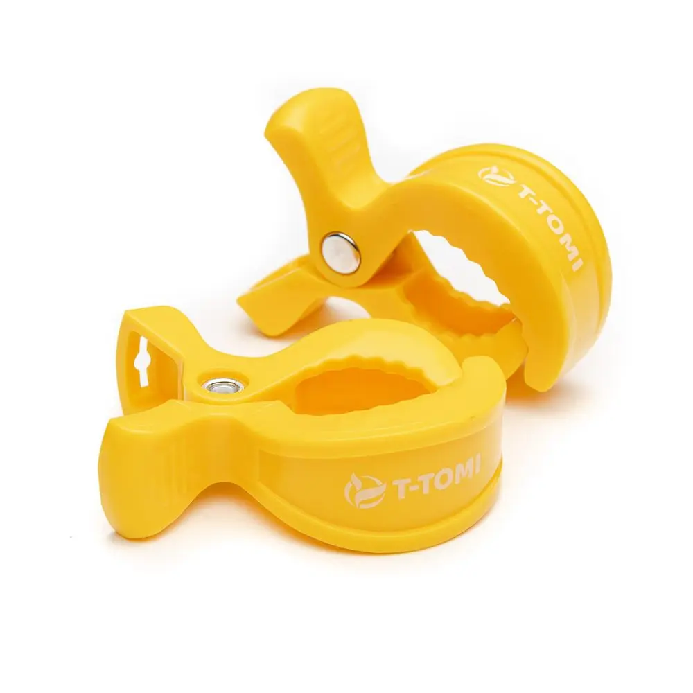 T-TOMI Kočárkový kolíček, yellow / žlutý