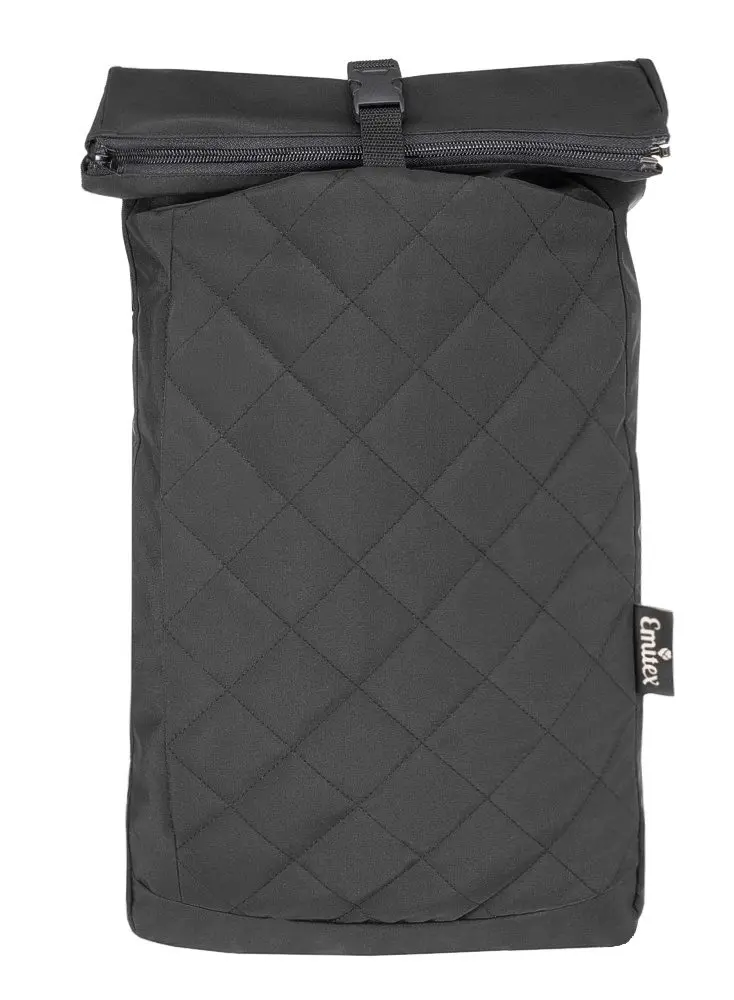 Emitex Rolovací batoh Emitex Rolltop softshell Černý