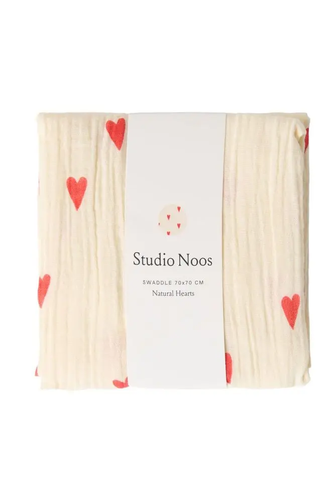Studio Noos Zavinovačka Print Medium Beige Hearts