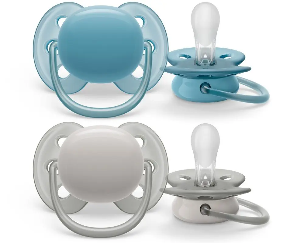 Philips AVENT Šidítko Ultrasoft Premium neutral 6-18m 2ks - chlapec