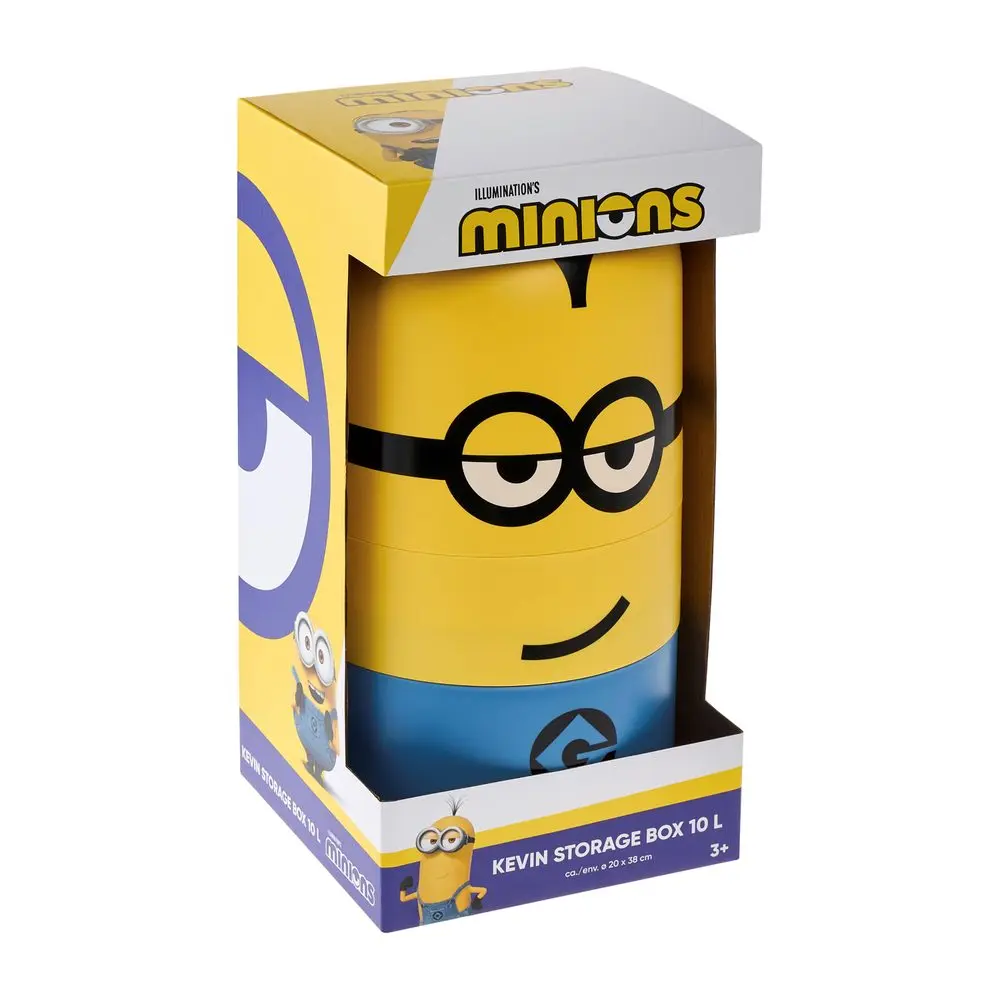 Plastový box Mimoni Kevin žlutý 10l